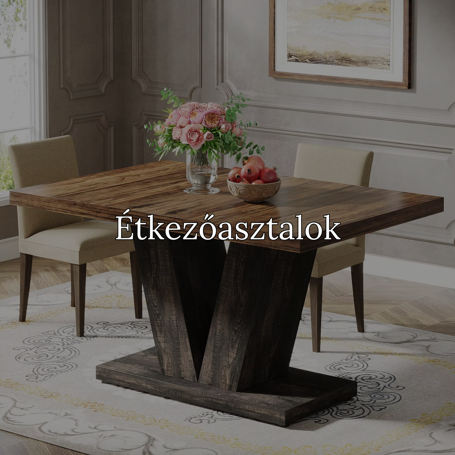 Étkezőasztalok