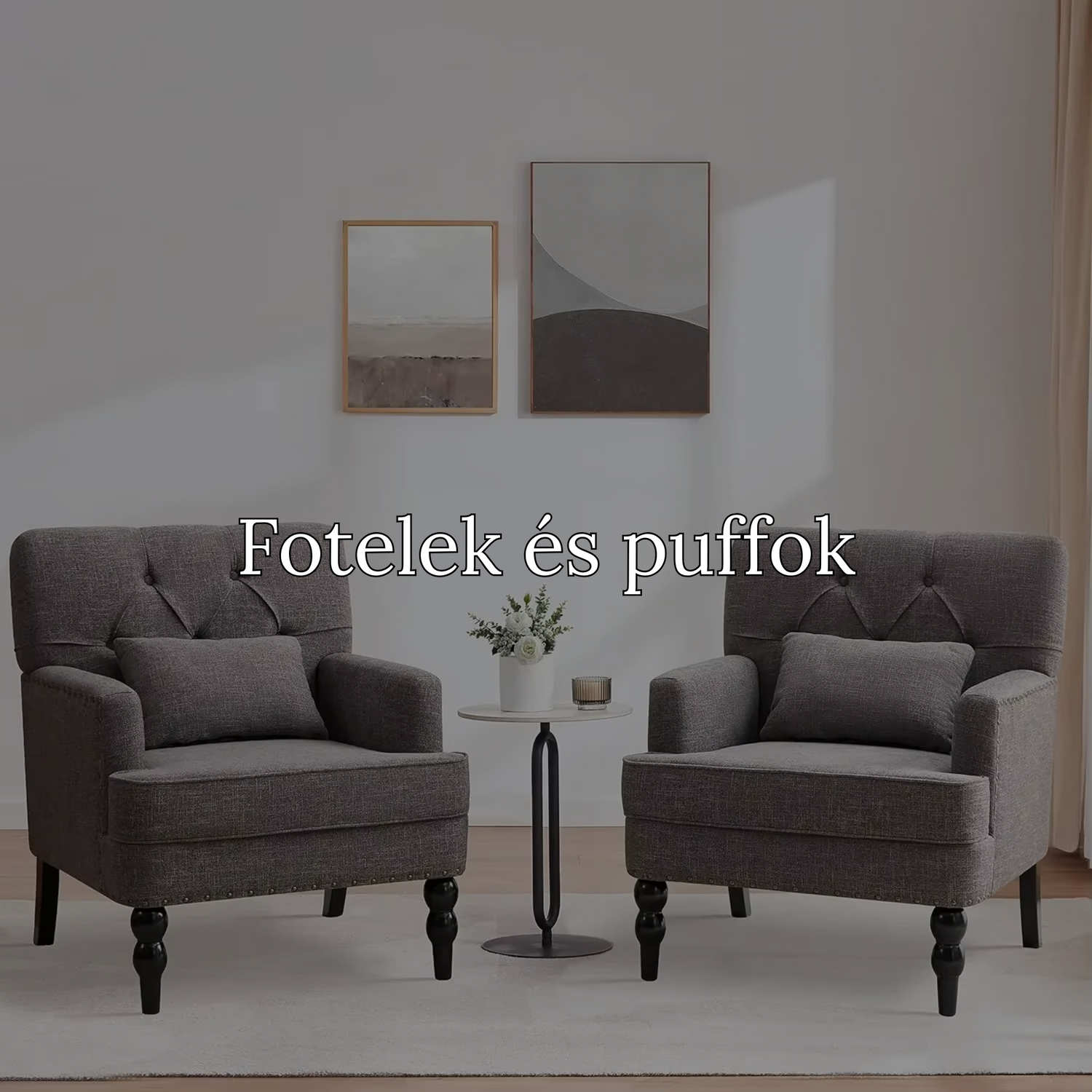 Fotelek és puffok